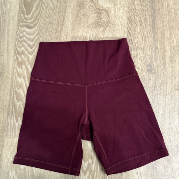 lululemon athletica Burgundy Women Shorts - Picture 1 of 2
